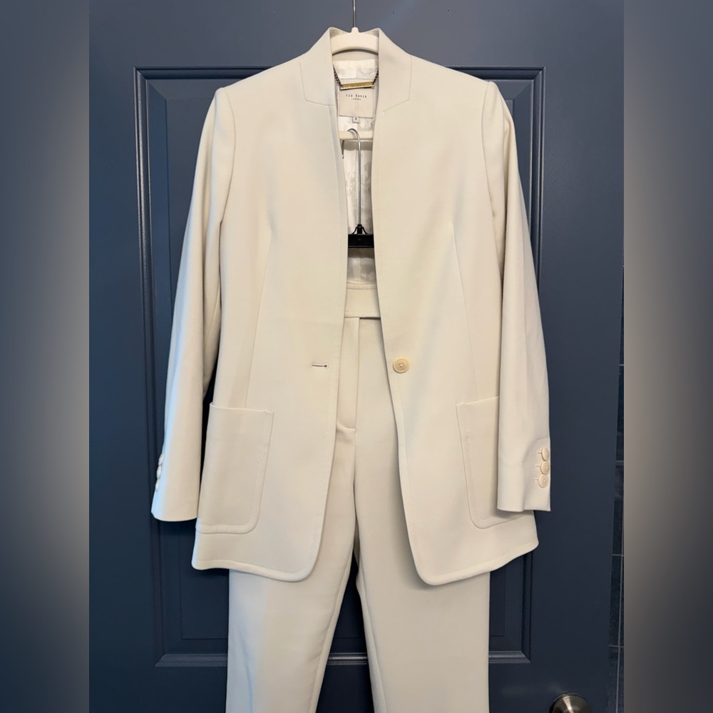 Ted Baker Cream Suit (Blazer and Pant set)